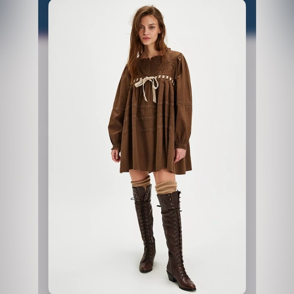 Free people tea time mini dress - Picture 1 of 7